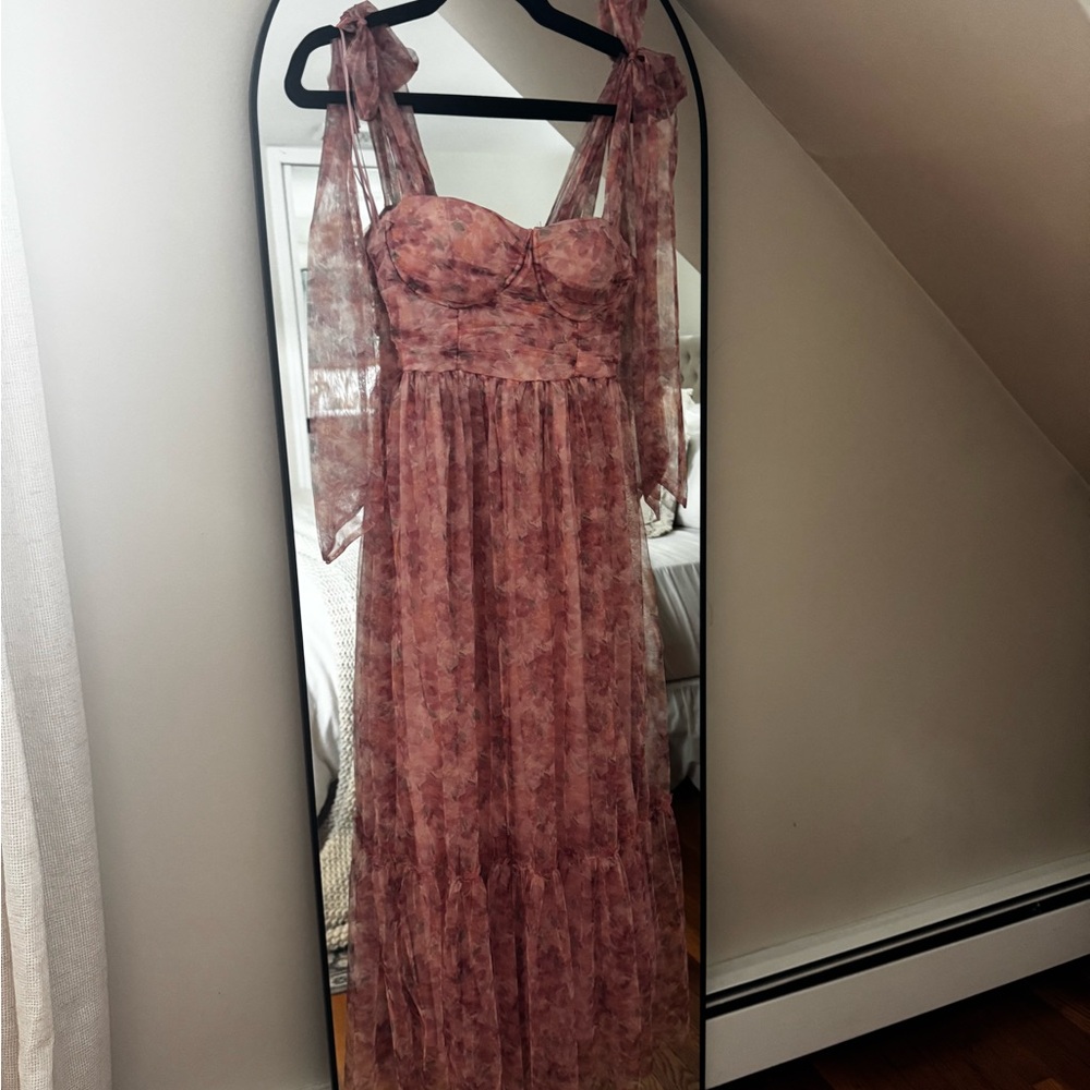 Vici Red Maxi Sundress Sweetheart Neckline